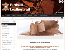 Tablet Screenshot of birdsall-leather.com.au